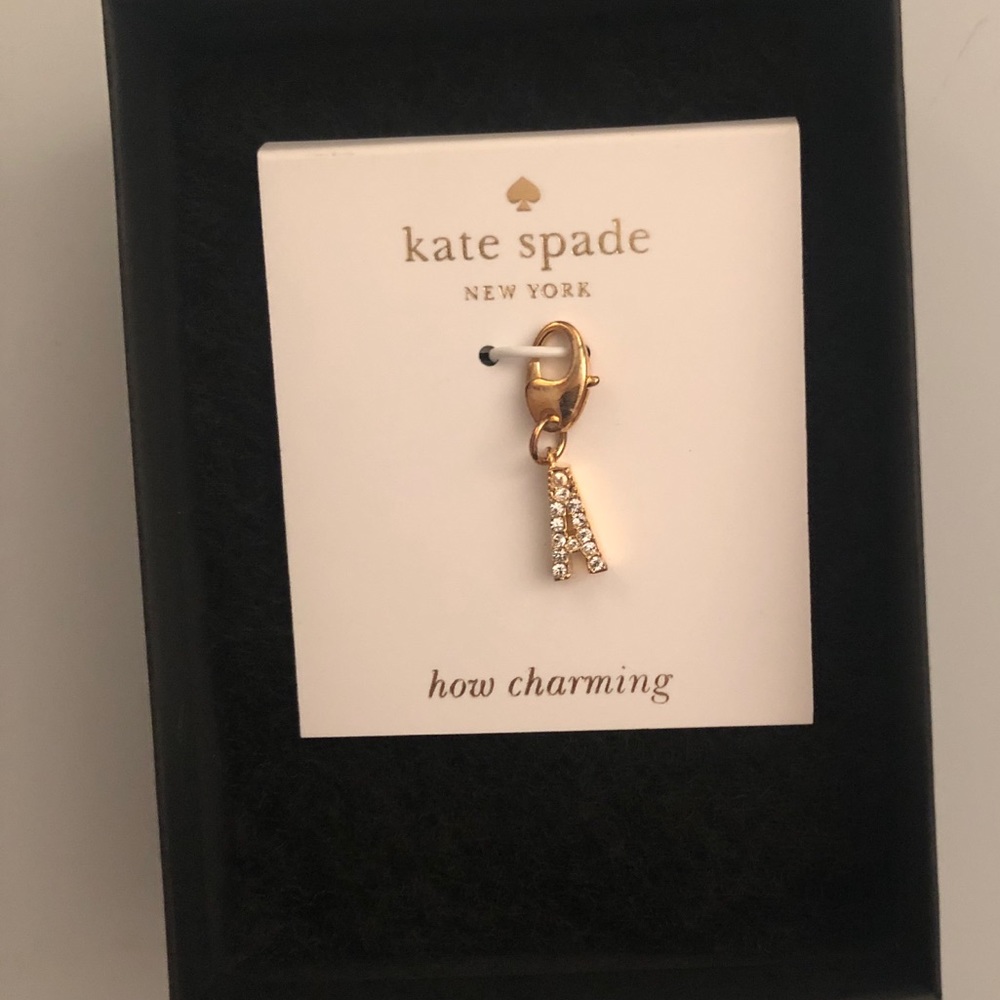 Kate Spade: Gold “A” Necklace Charm